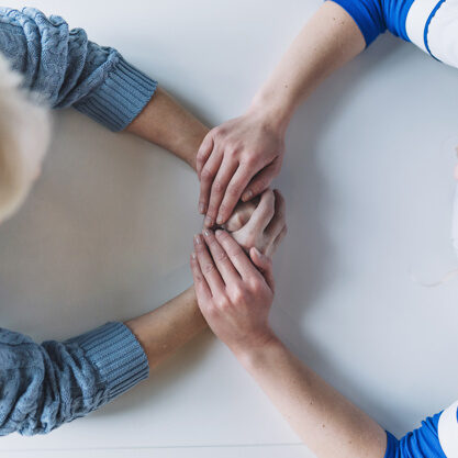 Vista superior Atención